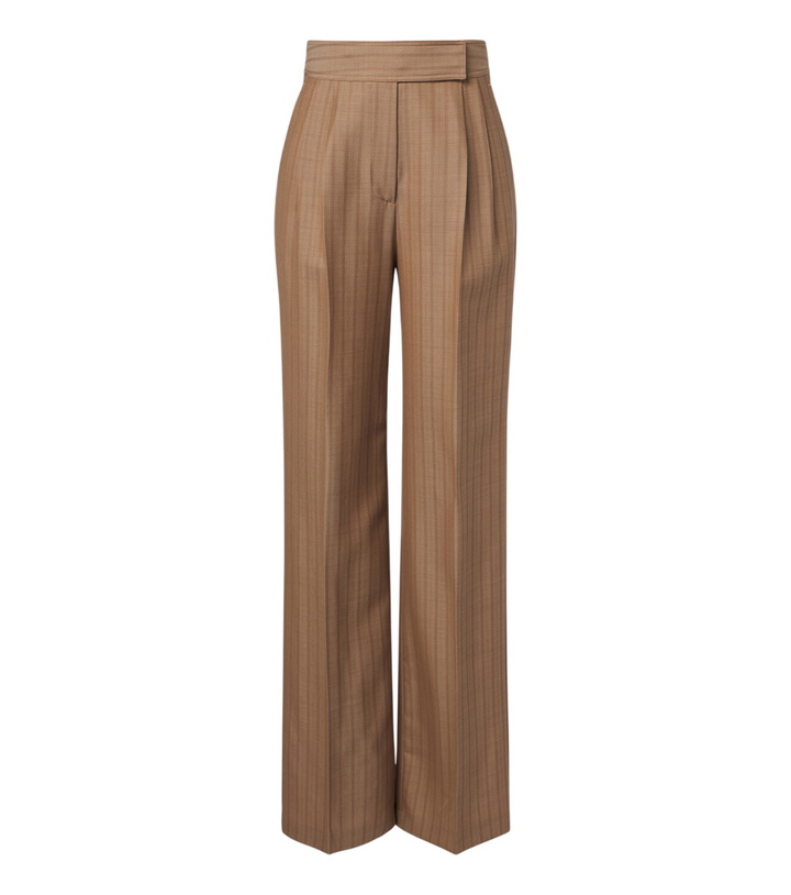 Photo: Etro Striped wool wide-leg pants