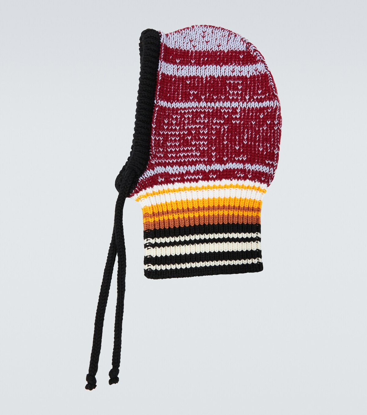Marni Striped virgin wool ski mask