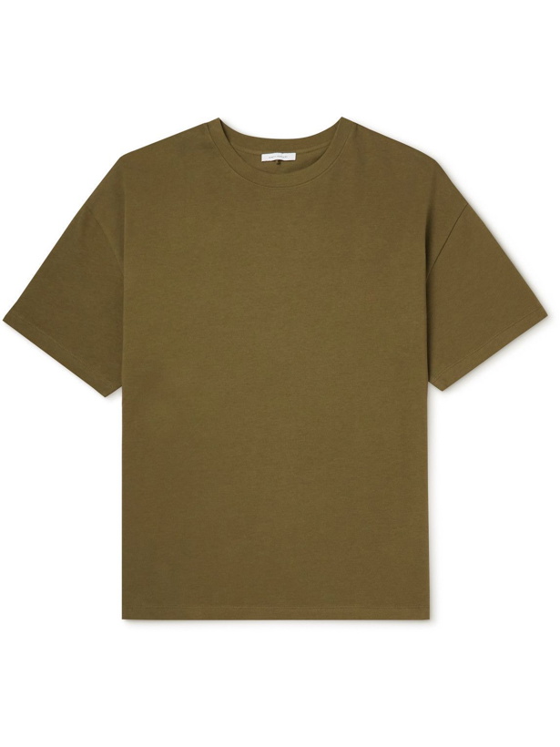 Photo: Ninety Percent - Boxy Organic Cotton-Jersey T-Shirt - Green