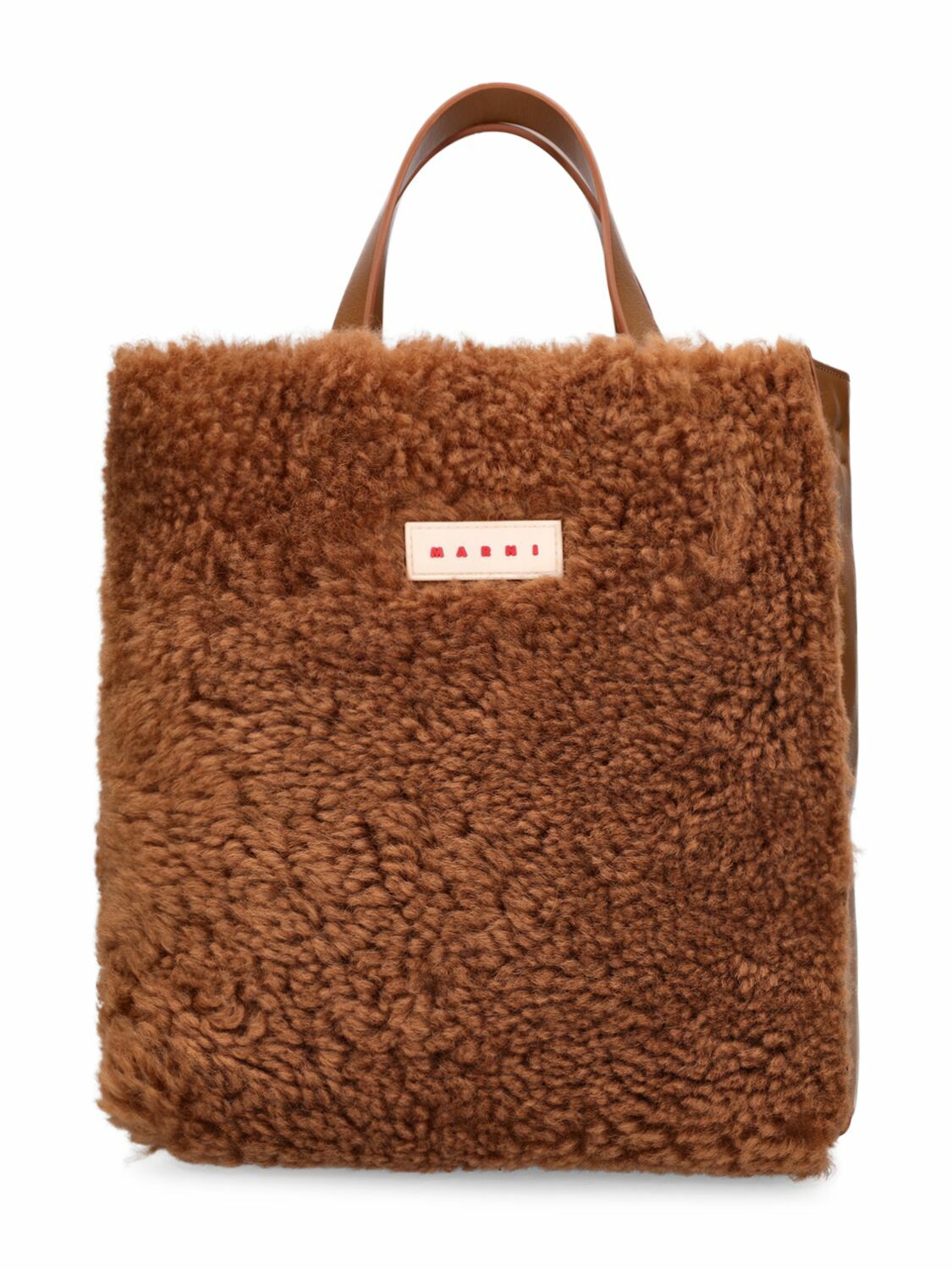 MARNI Small Museo Shearling Tote Bag Marni