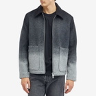 NN07 Men's Gael Gradient Wool Jacket in Light Grey Multi
