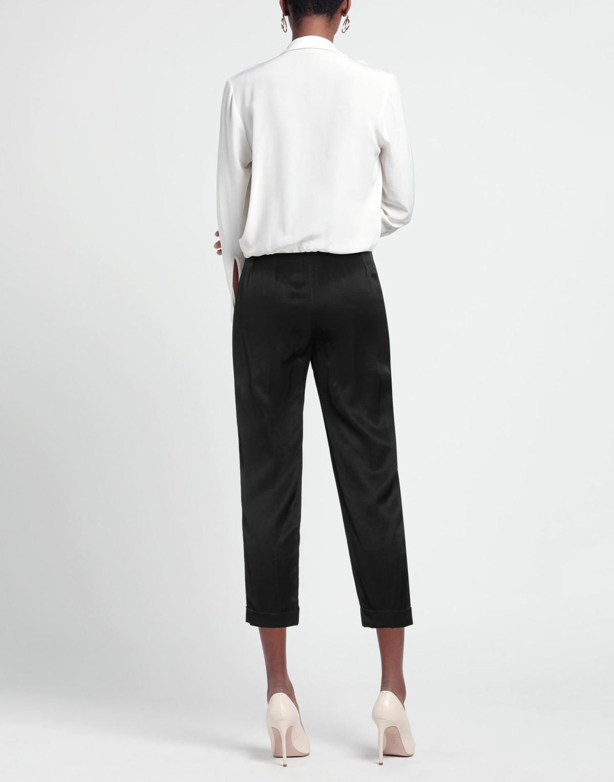 Alessia Santi Womens Pants in Black