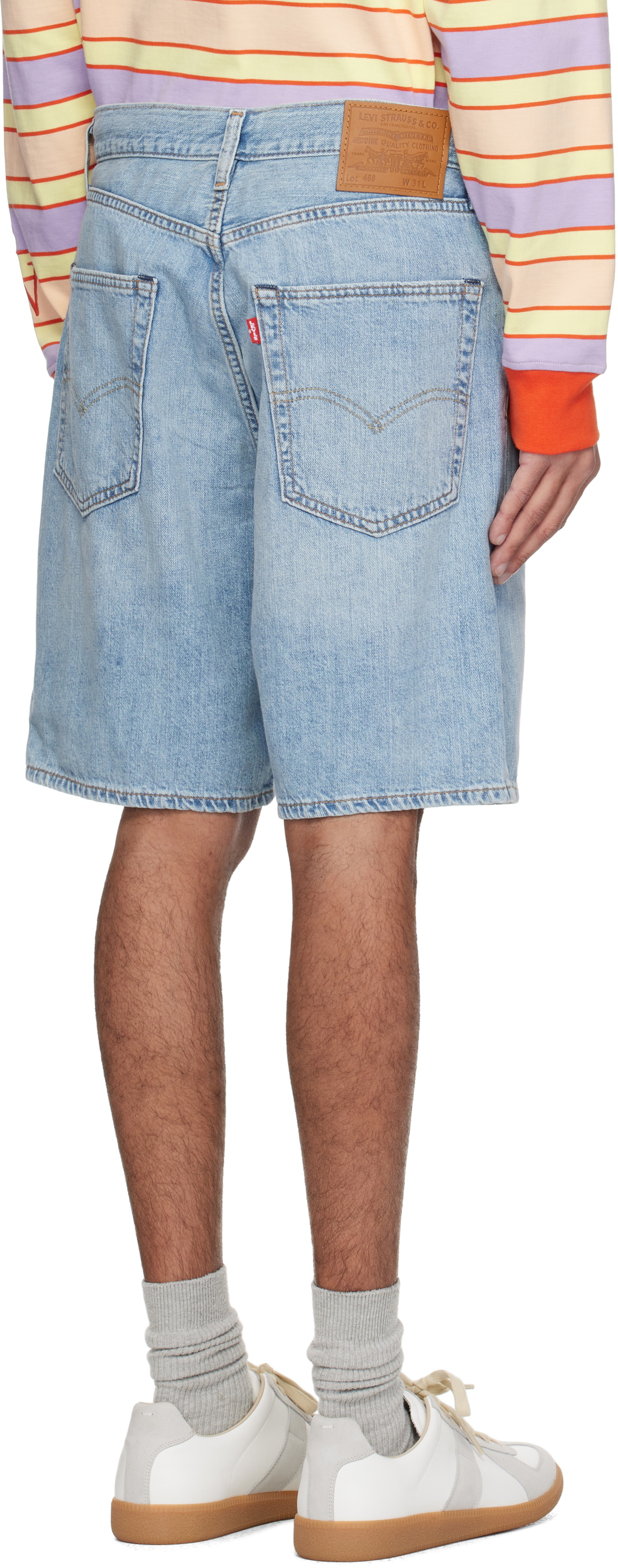 Levi's Blue 468 Loose Denim Shorts