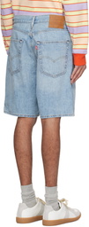 Levi's Blue 468 Loose Denim Shorts