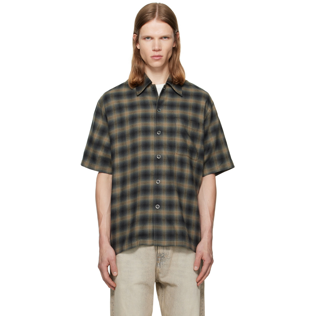 Our Legacy Brown Kewt Piquet Polo Our Legacy