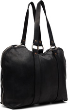 Guidi Black Soft Horse Tote