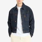 Casablanca Men's Embroidered Monogram Denim Jacket in Blue