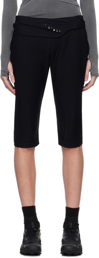 Photo: HYEIN SEO Black Charm Bag Capri Trousers