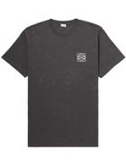 Loewe - Anagram Logo-Embroidered Cotton-Jersey T-Shirt - Gray