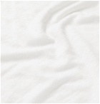 SAINT LAURENT - Slim-Fit Slub Linen Tank Top - White
