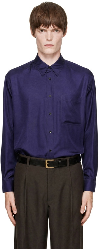 Photo: LEMAIRE Purple Loose Shirt