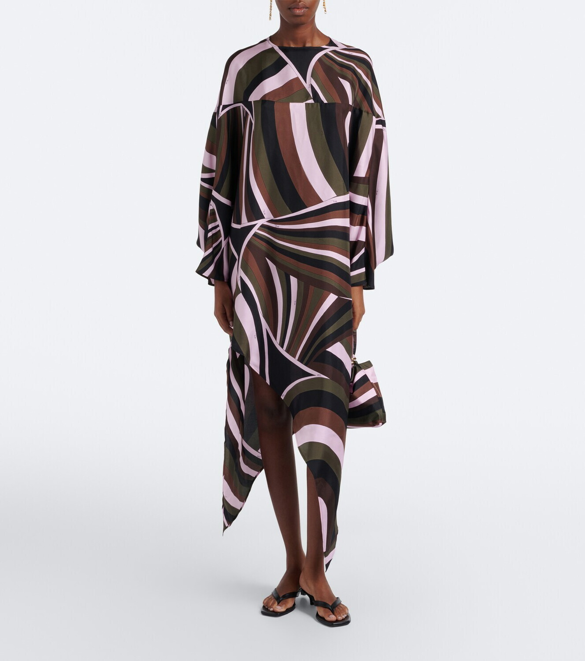 Pucci Iride crêpe de chine silk kaftan