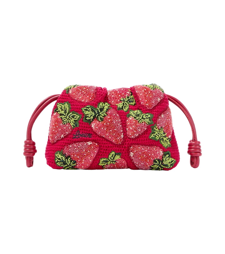 Photo: Loewe Paula's Ibiza Flamenco Mini beaded clutch