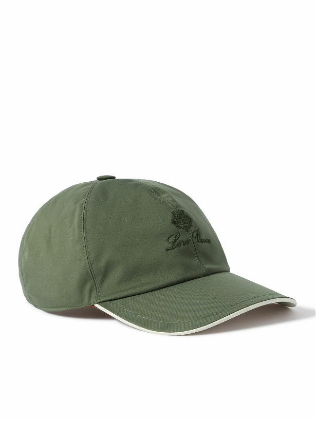 Photo: Loro Piana - Logo-Embroidered Storm System® Shell Baseball Cap - Green