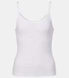 Velvet Iniku cotton-blend pointelle tank top