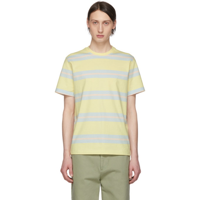 Photo: Noah NYC Yellow Stripe Boarder Summer T-Shirt