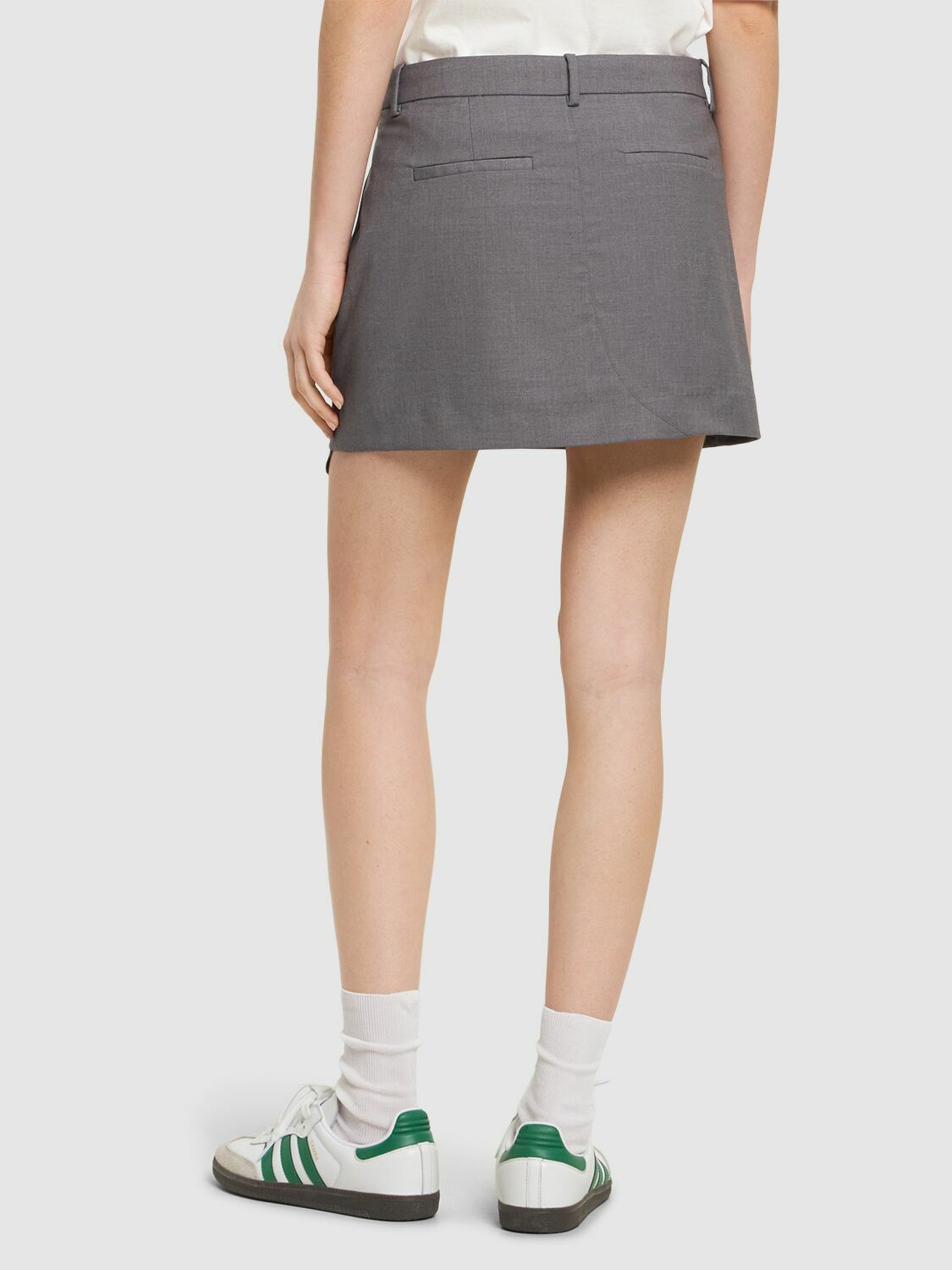 DESIGNERS REMIX Steven Viscose Blend Mini Skirt