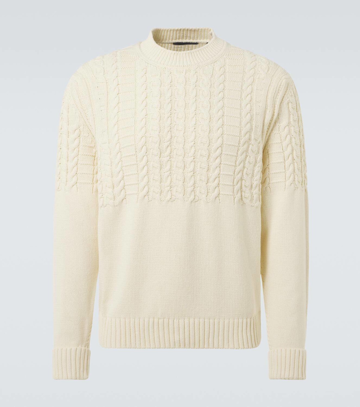Dunhill Cable-knit cotton sweater