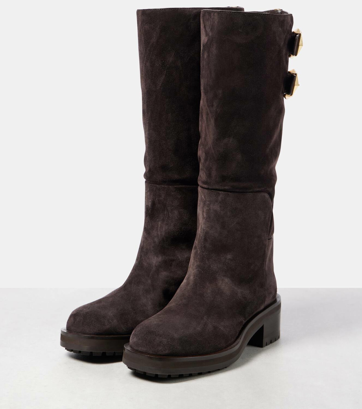 Jimmy Choo Brooklyn Kb 50 suede knee-high boots Jimmy Choo