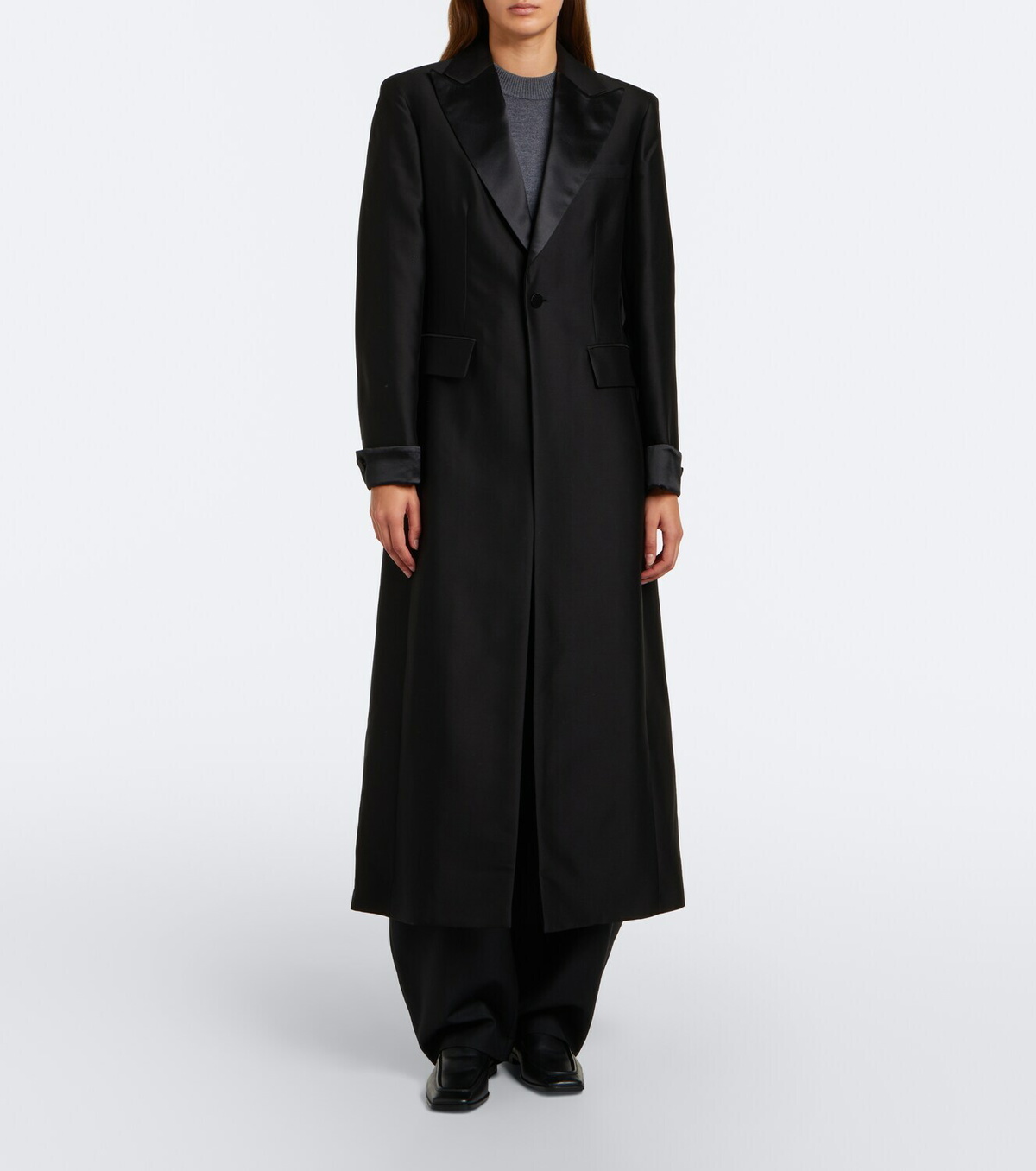 Polo Ralph Lauren Wool and silk crêpe coat