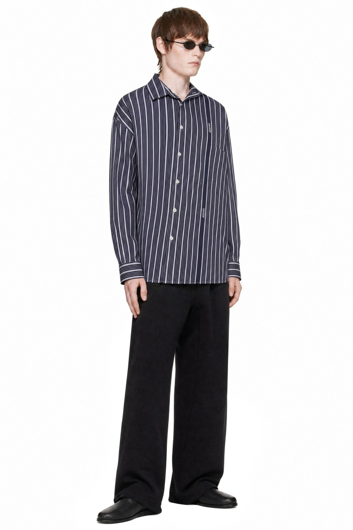 JACQUEMUS Navy 'The Cuadro' Shirt