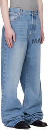 VETEMENTS Blue 'Made In Europe' Jeans