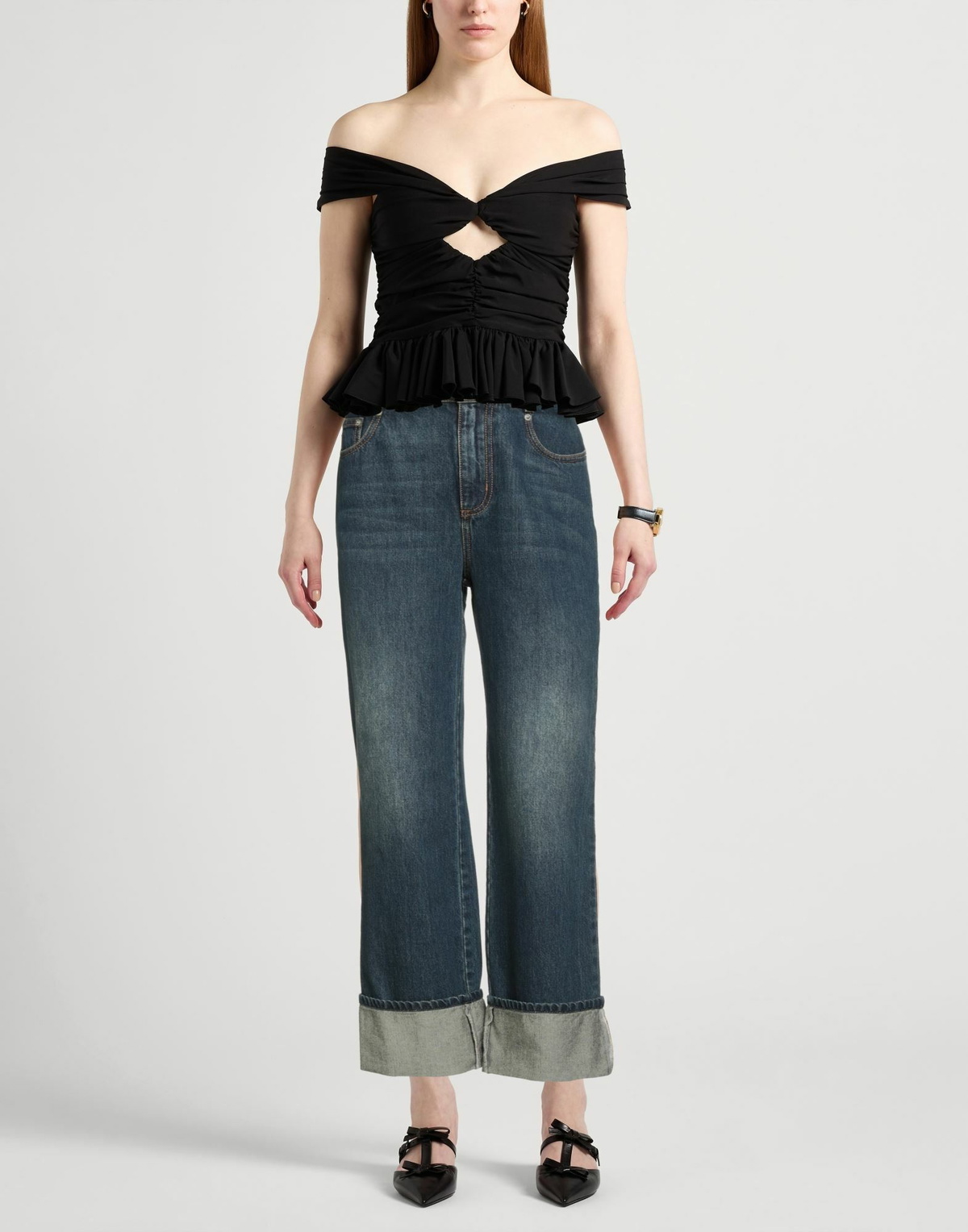 Mcqueen Womens Jeans in Blue