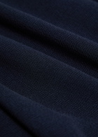 Emporio Armani Tapered-leg Crepe Trousers Navy