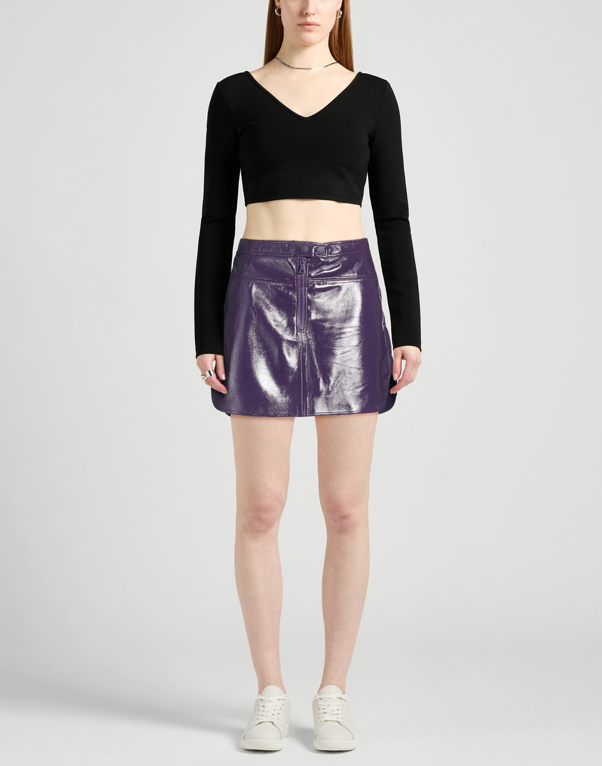 Jijil Womens Mini skirt in Purple