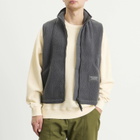 Pas Normal Studios Men's Off-Race Pile Fleece Vest in Steel