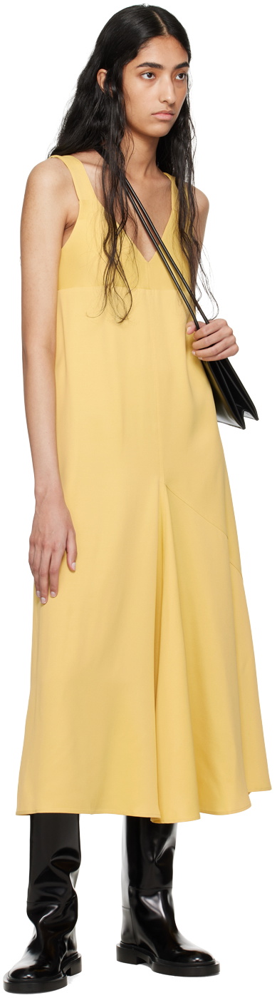 Studio Nicholson Yellow Wylie Maxi Dress