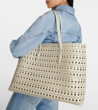 Alaïa Mina 44 Vienne Wave leather tote bag