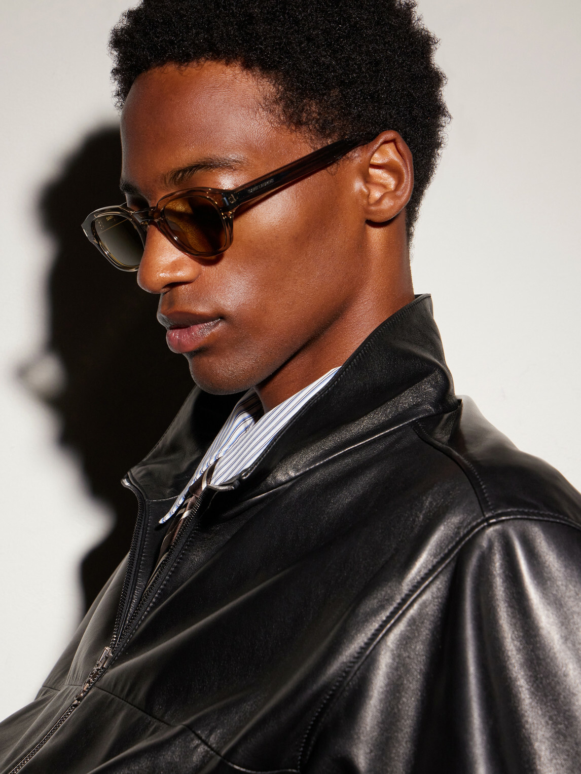 SAINT LAURENT - SL 946 Round-Frame Recycled Acetate Sunglasses - Brown