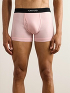 TOM FORD - Stretch-Cotton Boxer Briefs - Pink