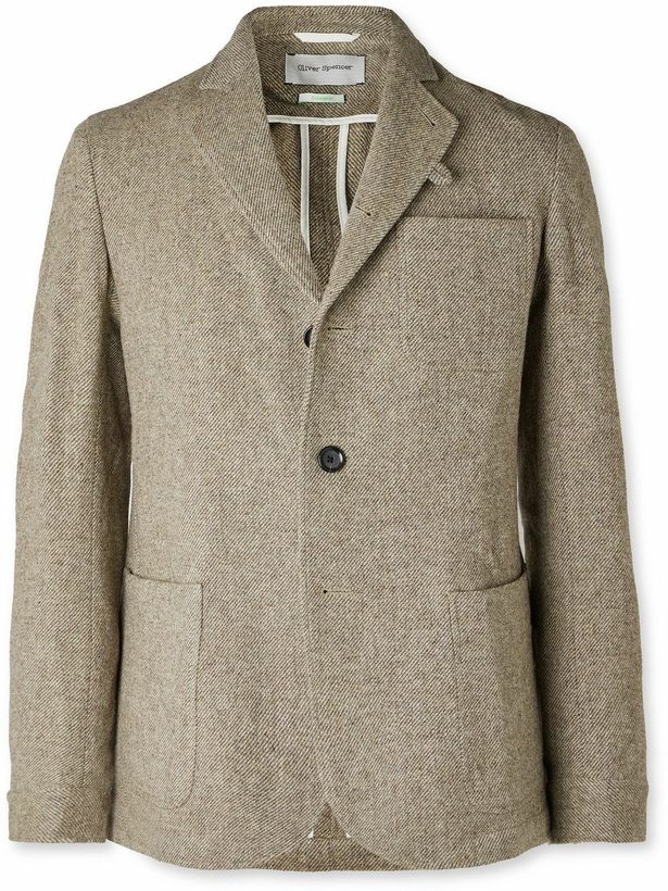 Photo: Oliver Spencer - Solms Wool Blazer - Neutrals