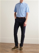Sid Mashburn - Pima Cotton-Piqué Polo Shirt - Blue