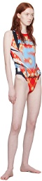 Paolina Russo Red Printed Swimsuit