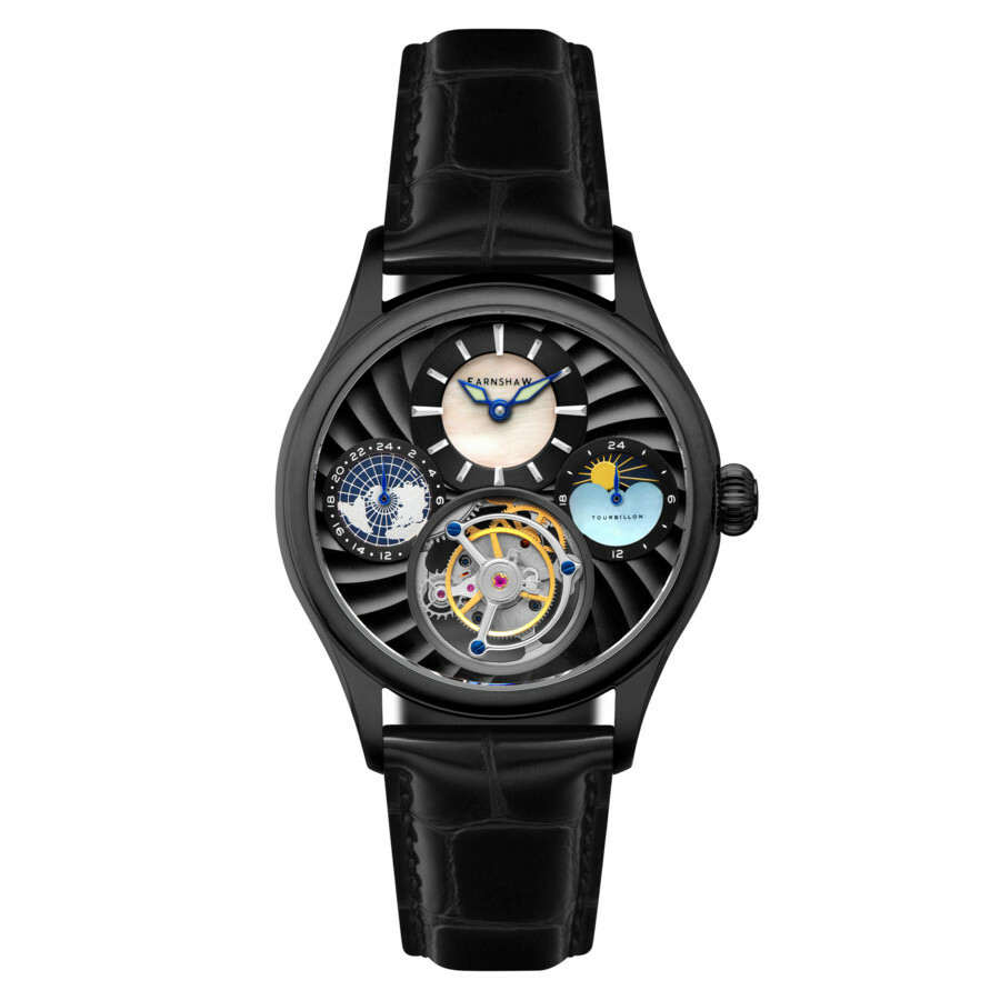 Thomas Earnshaw Celestial Huggins Black Dial Mens Watch ES-8261-09