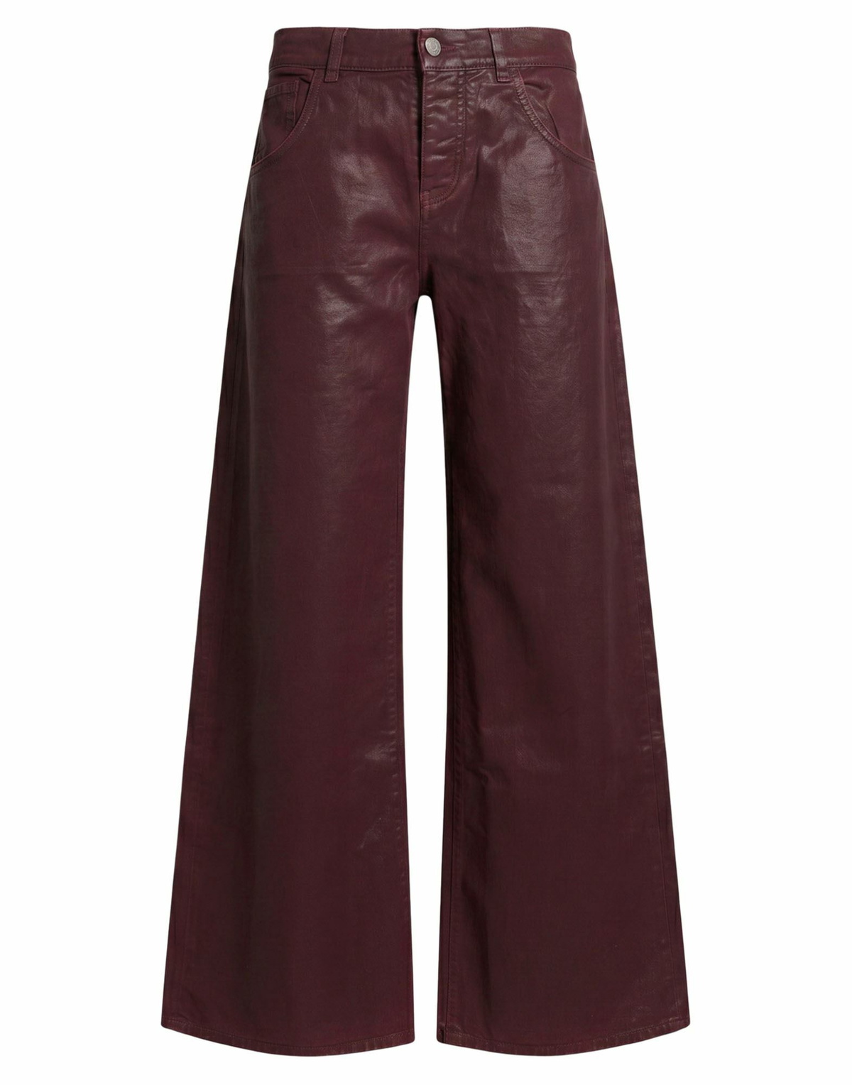 Laneus Womens Pants Burgundy