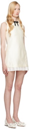 SHUSHU/TONG SSENSE Exclusive Bridal Capsule Sleeveless Slim-Fit Minidress