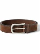 Anderson's - 3.5cm Nubuck Belt - Brown