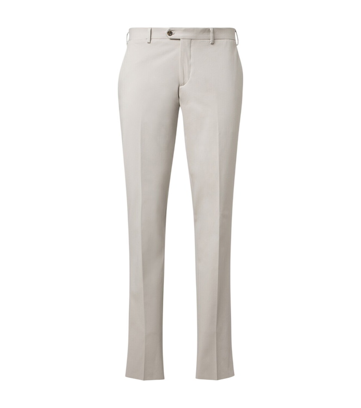 Photo: Lardini Cotton-blend slim pants