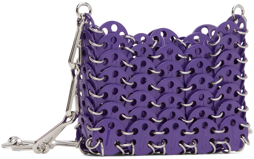 paco rabanneのマイクロショルダーバック Paco Rabanne Purple Micro 1969 Bag Paco Rabanne