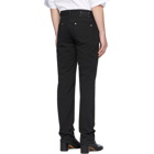 Maison Margiela Black Garment-Dyed Straight-Leg Jeans