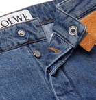 Loewe - Wide-Leg Denim Cargo Jeans - Blue