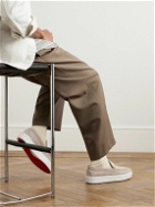 Christian Louboutin - Paqueboat Suede Penny Loafers - Neutrals