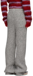 Marni Grey Rib Knit Lounge Pants