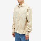 Foret Men's Mellow Overshirt in Oat