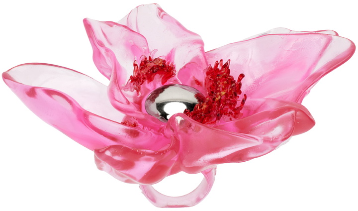 Photo: La Manso Pink & Silver Tetier Bijoux Edition Tempus Rosita Ring