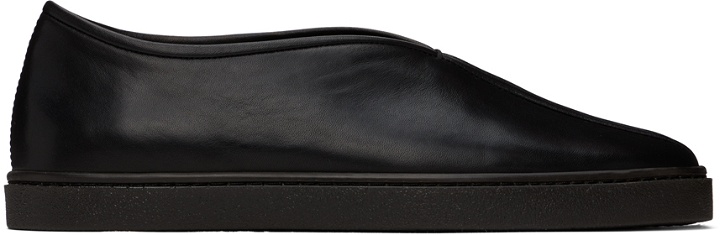 Photo: LEMAIRE Black Piped Slippers